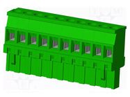 Connector: pluggable terminal block; plug; female; TS; 15A; 300V AMPHENOL ANYTEK