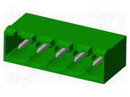 Connector: pluggable terminal block; socket; male; OQ; 20A; 300V AMPHENOL ANYTEK