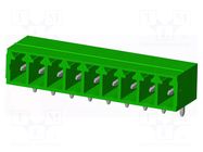 Connector: pluggable terminal block; socket; male; OQ; 10A; 300V AMPHENOL ANYTEK