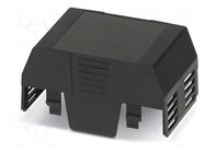 Cover; for enclosures; UL94HB; EH 45 FLAT; ABS; black; 45mm PHOENIX CONTACT