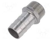 Threaded fitting; connector pipe; max.10bar; L: 67mm PNEUMAT