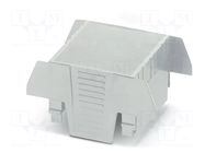 Cover; for enclosures; UL94HB; EH 52,5 FLAT; ABS; grey; 52.5mm PHOENIX CONTACT