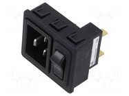 IEC 60320 connector 6136 Power Entry Module 16A C20 TA35 SCHURTER