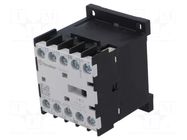 Contactor: 4-pole; NC + NO x3; 24VAC; 12A; for DIN rail mounting FINDER