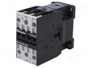 Contactor: 3-pole; NO x3; 24VAC; 24A; for DIN rail mounting; 6K FINDER