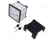 Ammeter; on panel; I AC: 0÷60A; Class: 1.5; 50÷60Hz; Features: 90° SELEC