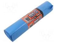Trash bags; LDPE; blue; 120l; 20pcs; Maxi Pack SOLID TOOLS