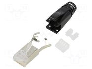 Connector: RJ45; plug; PIN: 8; Cat: 6a; shielded; 8p8c; for cable; IDC BEL FUSE