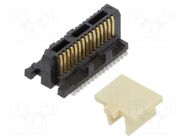 Connector: PCB to PCB; socket; male; PIN: 15; ST4; vertical; 1.6A SAMTEC