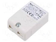 Power supply: switching; LED; 2÷12.6VDC; 500mA; IP20; 68x22x41mm TCI