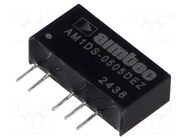 Converter: DC/DC; 1W; Uin: 4.5÷5.5VDC; Uout: 5VDC; Uout2: -5VDC; SIP7 AIMTEC