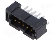 Connector: PCB to PCB; socket; male; PIN: 10; T2M; straight; 2.6A SAMTEC