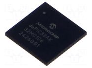 IC: dsPIC microcontroller; 32kB; 8kBRAM; VQFN64; 3÷3.6VDC; DSPIC MICROCHIP TECHNOLOGY