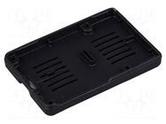 Accessories: case; 60x89x10mm; Colour: black; Enclos.mat: silicone RASPBERRY PI