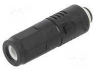 Connector: DC supply; female; SurLok Plus; 120A; 1kV; PIN: 1; black AMPHENOL