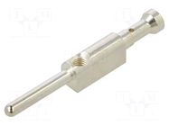 Contact; male; silver plated; 1.5mm2; grounding contact; crimped LAPP