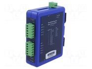 Repeater; RS422/485; 10÷48VDC; for DIN rail mounting; plastic ADVANTECH