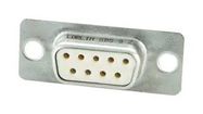 CONNECTOR, D SUB, RECEPTACLE, 9WAY