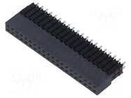 Connector: pin strips; socket; male; PIN: 40; straight; THT; 2.54mm SAMTEC