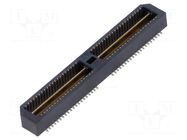 Connector: PCB to PCB; socket; male; PIN: 80; QTE; vertical; 2A; SMT SAMTEC