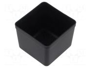 Container: cuvette; black; 55x55mm; 7pcs; KBS55; UNITE BOX KISTENBERG