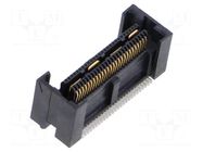 Connector: PCB to PCB; socket; female; PIN: 52; QFS; vertical; SMT SAMTEC