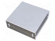 Enclosure: with panel; X: 180mm; Y: 185mm; Z: 65mm; aluminium KRADEX