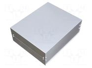 Enclosure: with panel; X: 367mm; Y: 300mm; Z: 134mm; aluminium KRADEX