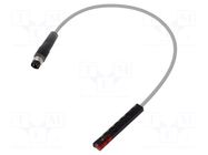 Sensor: photoelectric; Range: 50mm; push/pull; LIGHT-ON; plastic BAUMER