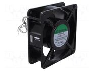 Fan: AC; axial; 230VAC; 120x120x38mm; ball SUNON