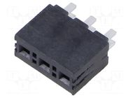 Connector: pin strips; socket; male; PIN: 3; straight; THT; 3.96mm SAMTEC