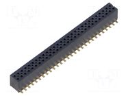 Connector: pin strips; socket; male; PIN: 56; vertical; SMT; 1.27mm SAMTEC