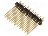 Connector: pin strips; pin header; male; PIN: 20; THT; straight SAMTEC
