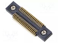 Connector: PCB to PCB; socket; male; PIN: 40; FSI; vertical; SMT SAMTEC