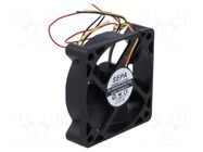 Fan: DC; axial; 12VDC; 60x60x15mm; 28m3/h; 31dBA; ball; 4000rpm SEPA Europe GMBH