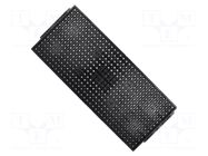 Electronic components tray; ESD; 320x135mm; black; 150°C; QFN ANTISTAT