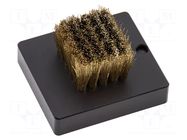 Cleaning elem; for tips,for stand; brass; MicroFine METCAL