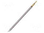 Tip; bent conical; 0.1x4.5mm; 357°C; bent 30°; MicroFine METCAL