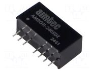 Converter: DC/DC; 2W; Uin: 9÷36VDC; Uout: 5VDC; Uout2: -5VDC; SIP8 AIMTEC