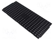 Electronic components tray; ESD; 320x135mm; black; 150°C; BGA ANTISTAT