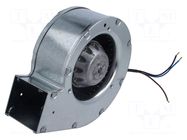 Fan: AC; blower; 230VAC; 143x137x53mm; 100m3/h; 55dBA; ball; 2050rpm EBM-PAPST
