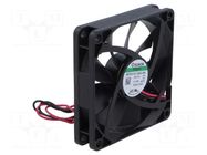 Fan: DC; axial; 12VDC; 70x70x15mm; 25.6dBA; Vapo; 3000rpm SUNON