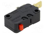 Microswitch SNAP ACTION; 16A/250VAC; without lever; SPST-NO OMRON Electronic Components