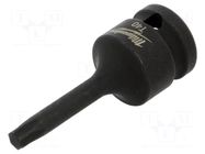 Socket; socket spanner,Torx®,impact; Size: TX40; 1/2"; 67mm Milwaukee