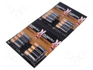 Battery: alkaline; AA; 1.5V; non-rechargeable; 16pcs; BASIC DURACELL