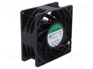 Fan: DC; axial; 12VDC; 92x92x38mm; 234.63m3/h; 68.5dBA; ball; 24AWG SUNON