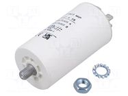 Capacitor: polypropylene; motors, run; 15uF; 470VAC; Ø40x73.5mm KEMET