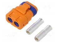 Connector: DC supply; plug; female; LFB50; 98A; 600V; PIN: 2; IP67 AMASS