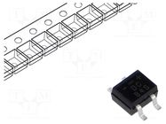 Bridge rectifier: single-phase; 400V; If: 0.5A; Ifsm: 30A; DB-1MS DC COMPONENTS