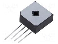 Bridge rectifier: single-phase; Urmax: 1kV; If: 35A; Ifsm: 400A DC COMPONENTS